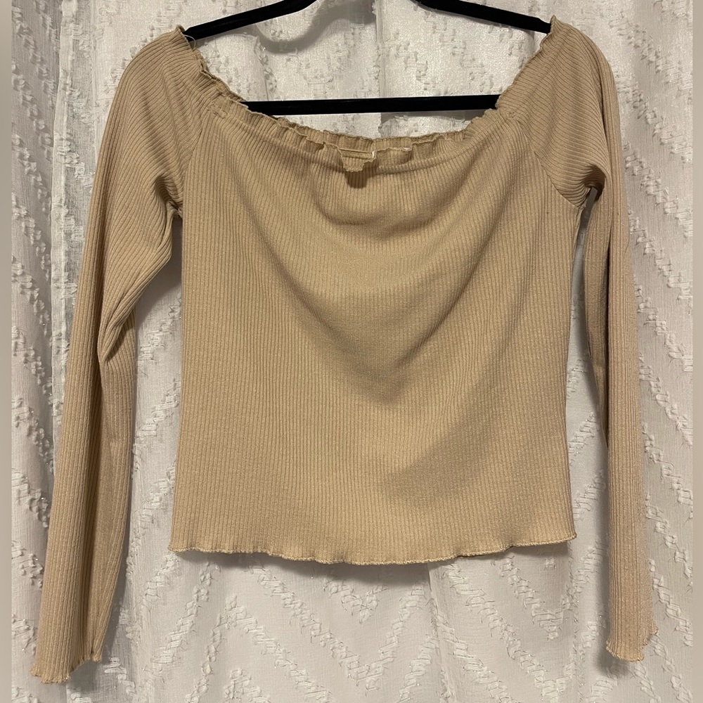 FashionNova Off-Shoulder Crop Top
